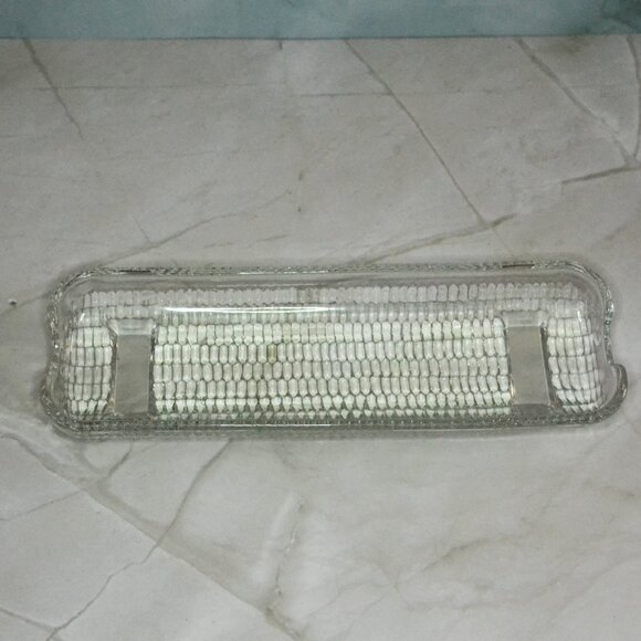 Set Of 6 Cyrstal Corn Holders Original Box Dining Serveware - Picture 4 of 6